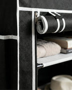6 Rack Collapsible Wardrobe Cabinet and Shoe Rack