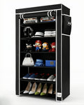 6 Rack Collapsible Wardrobe Cabinet and Shoe Rack